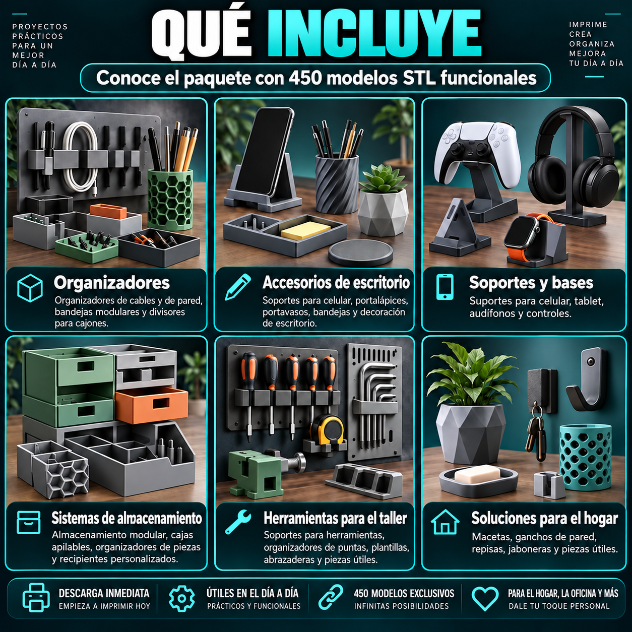 Modelo 3D impreso de la colección