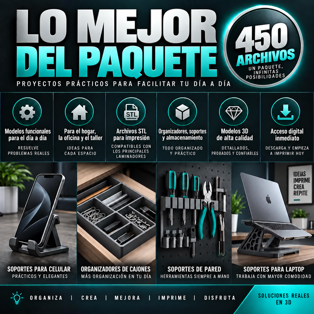 Modelo 3D impreso de la colección